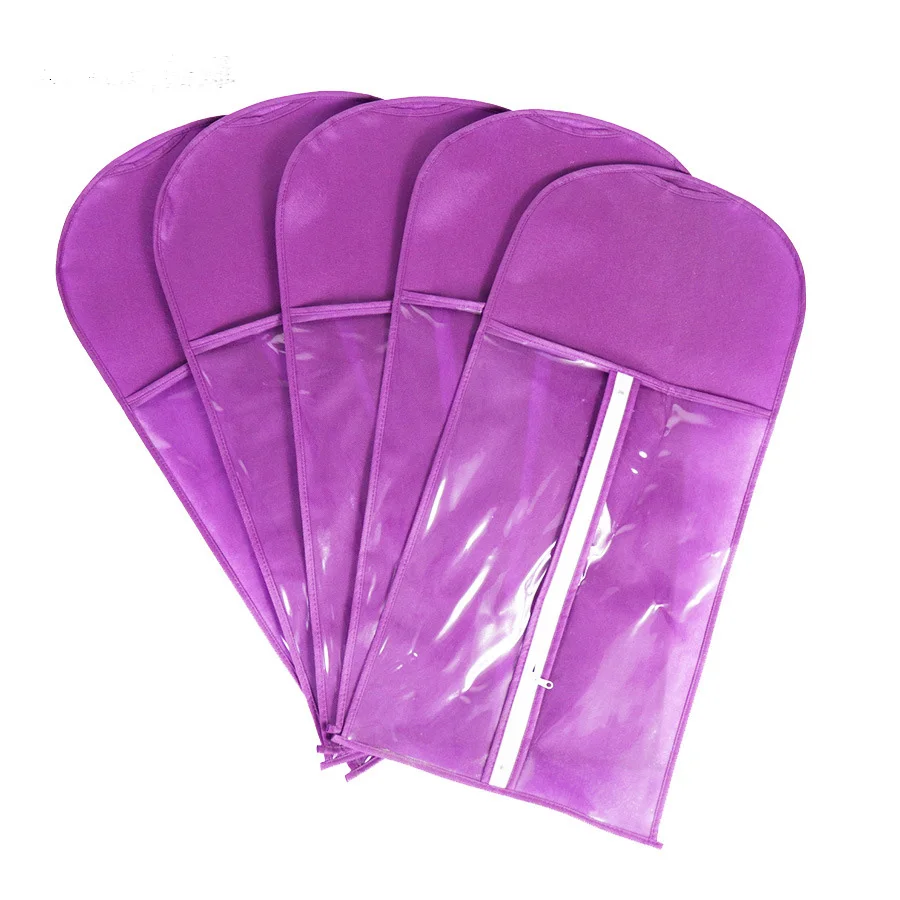 Wholesale Plastic Clear Wig Storage Hanger Bags Hair Packaging Bag Hair Extension Bag