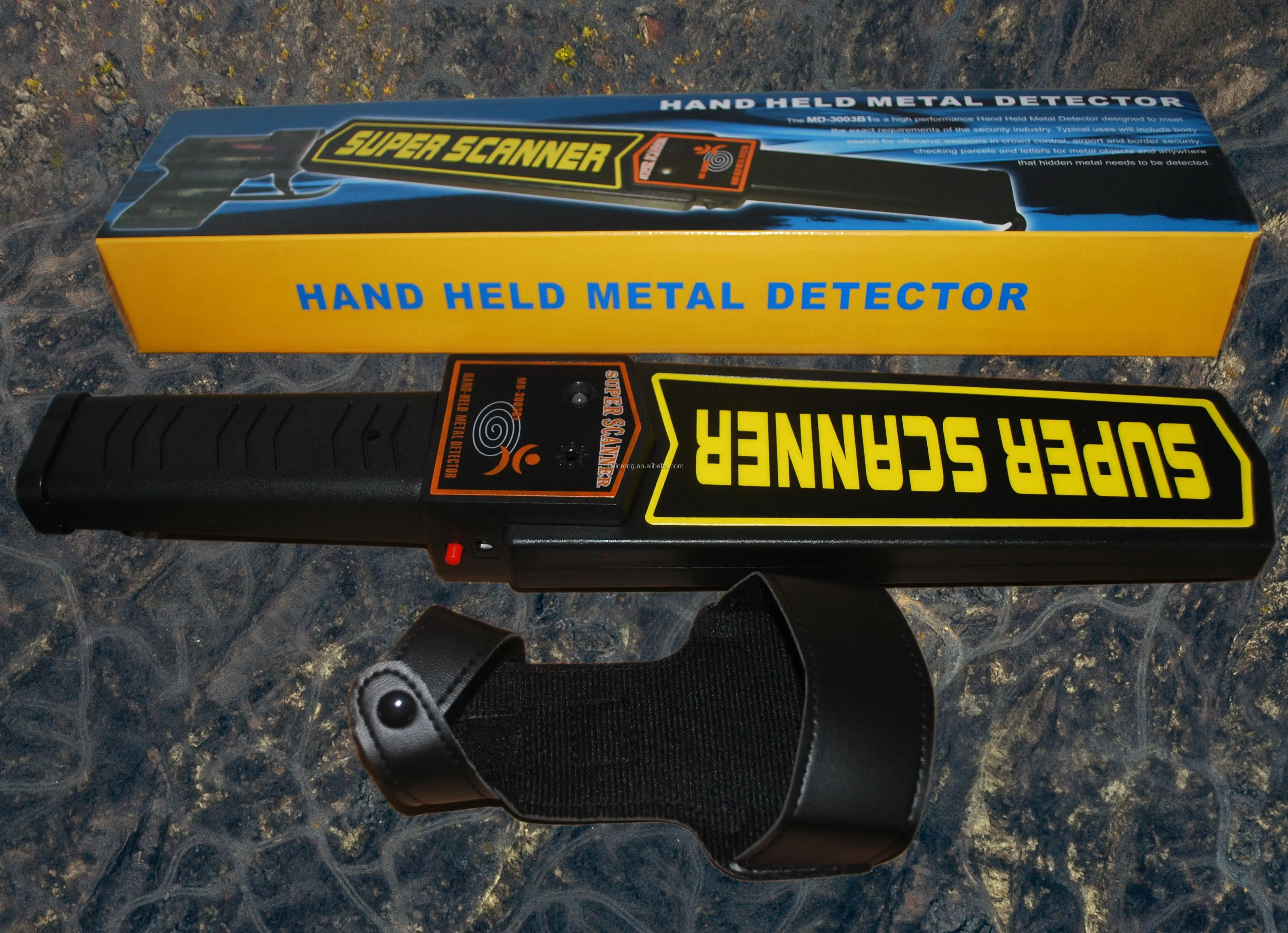 IMPA Code 330595 Hand held Metal Detector 9V Standard Battery