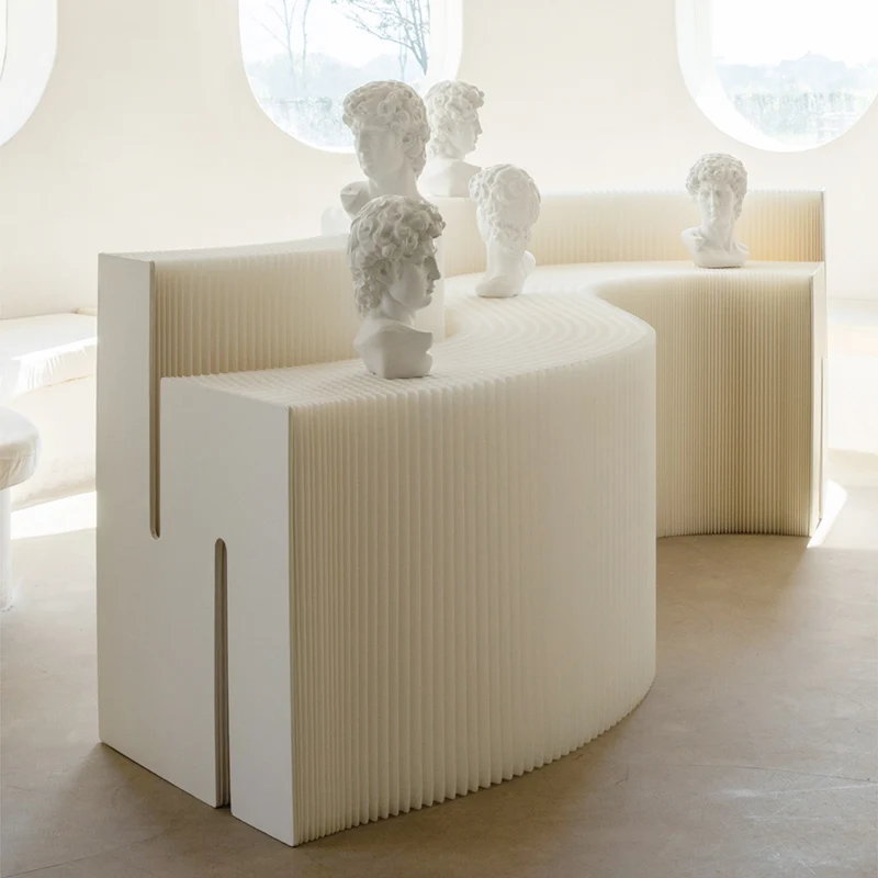 Folding Portable Wedding Display Shelf Exhibition Shoe Store Stage Slant Display Rack for Store