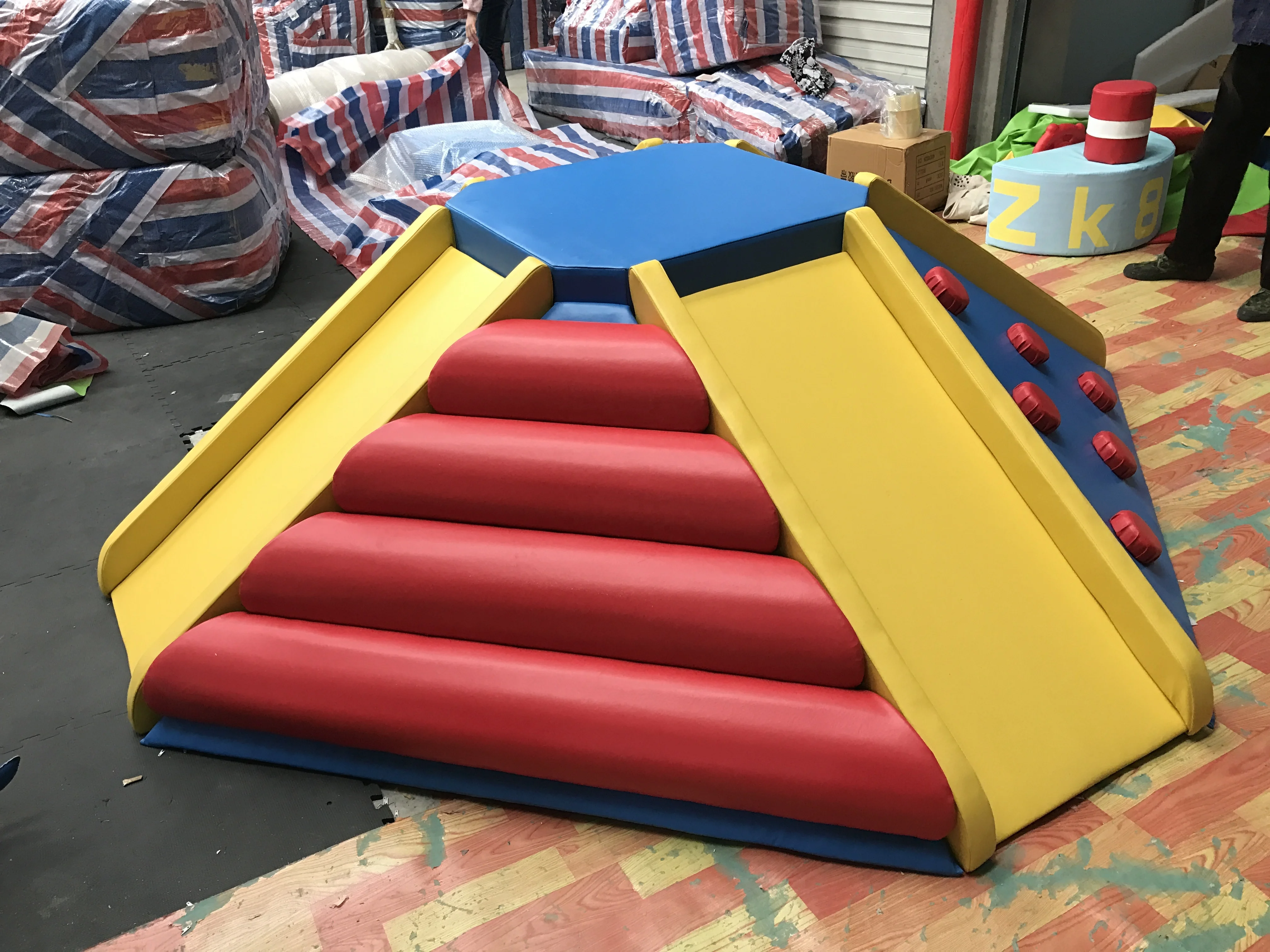 High-quality Sponge Multifunction Indoor Soft Play Playground Equipment For Kids sponge soft toys Rock Climbing for sale