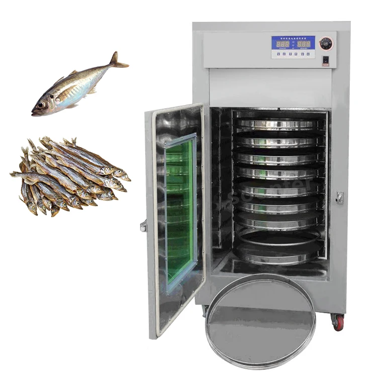 Fully automatic small household food catfish fish smoking seafood drying machine