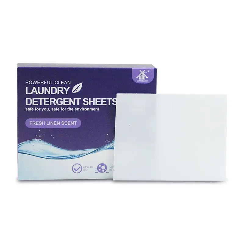 Wholesale eco-organic Laundry Detergent Sheets Biodegradable Sheets Laundry Detergent Washing Powder