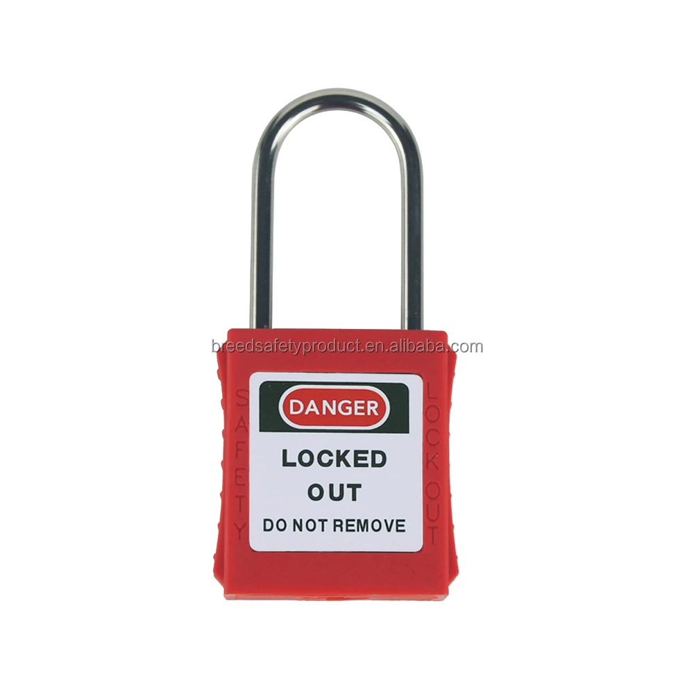 4mm Dia Thin Shackle Safety Padlocks Industrial Safety Lockout G71 Breed