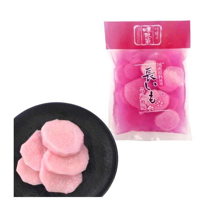 Japanese popular crisp seasonal vegetables radish pickled products
