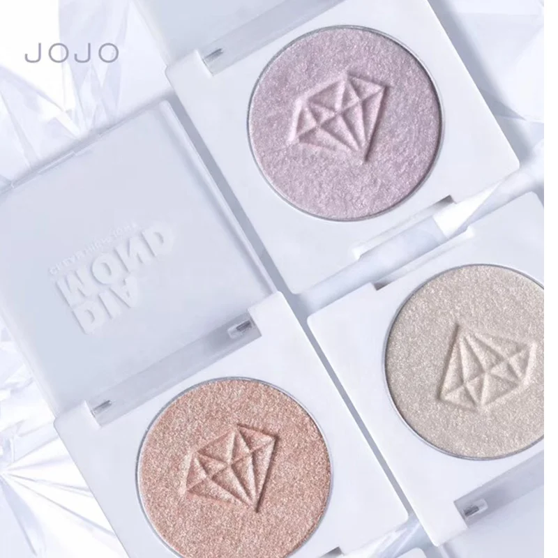 Private Label Shimmer Diamond Glitter Pressed Powder Makeup Highlighter Powder