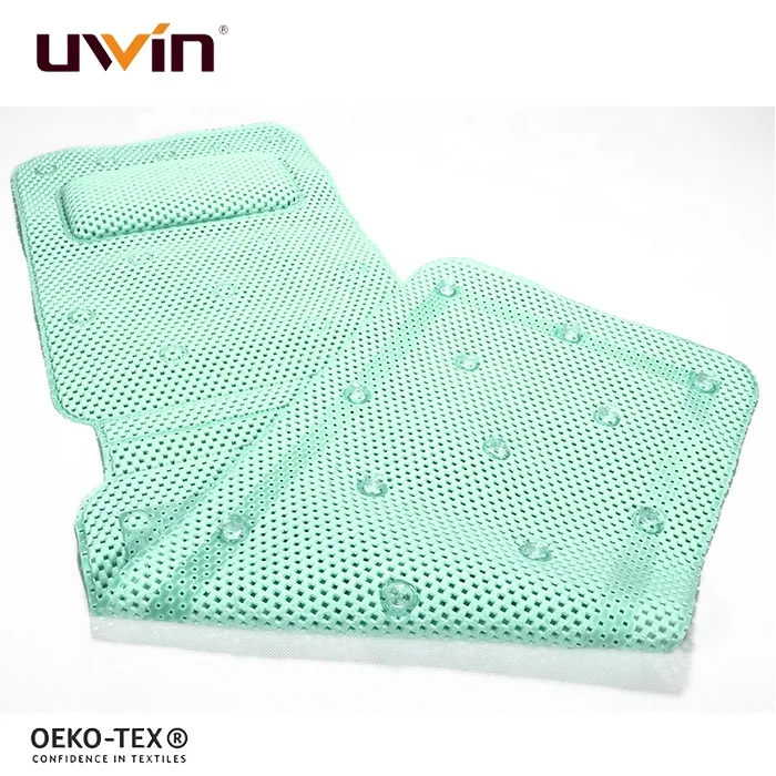 UWIN 2023 Bathtub Anti-slip Shower Bath Mat  Waterproof  Safe PVC Bathroom Suction Bath Mat