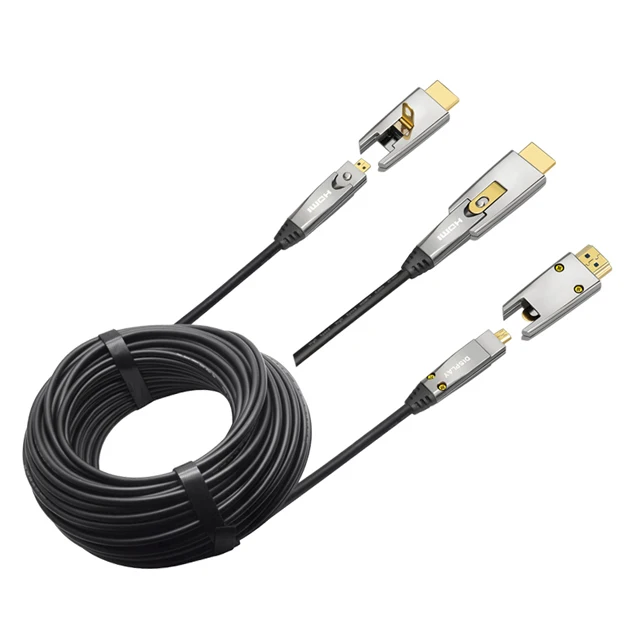 Ethernet активный кабель высокой четкости Kable волоконно-оптический провод 10 м микро кабели
