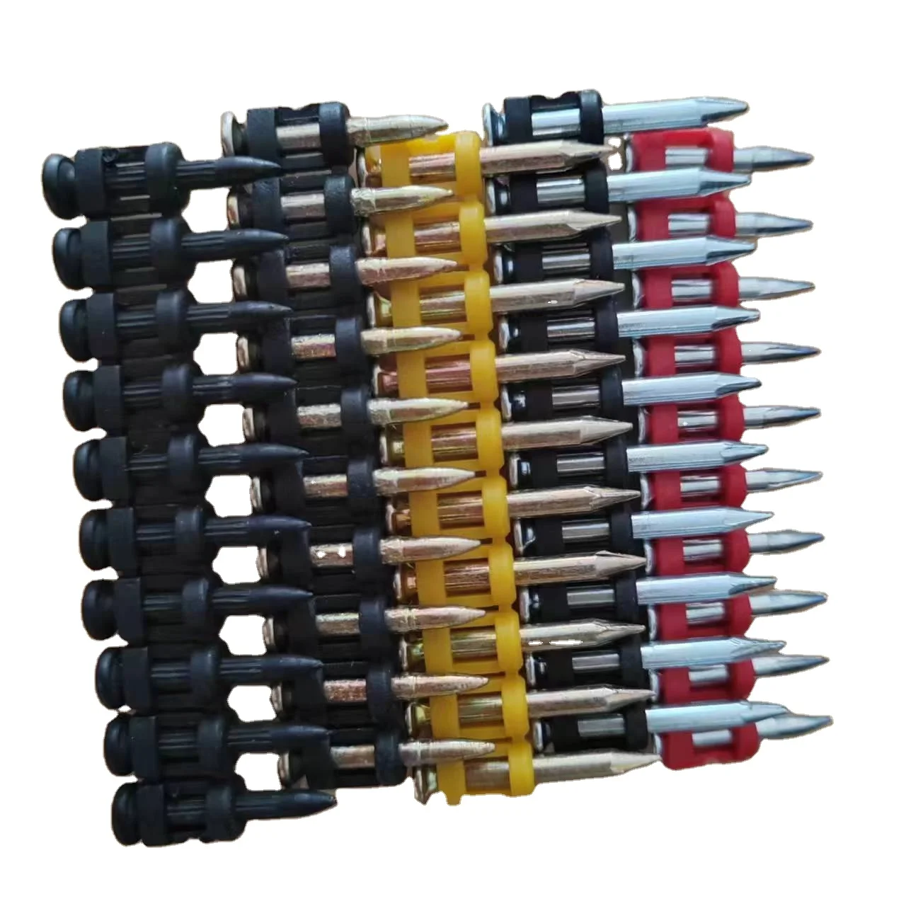 Gas Nail for concrete gun  plastic plastic collated step shank bullet point gas concrete shoot nails