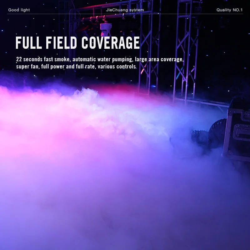 JC Light Wedding Party Stage Dmx Remote 4000w Low Smoke Machine Water Fog Machine With Manufacture Price