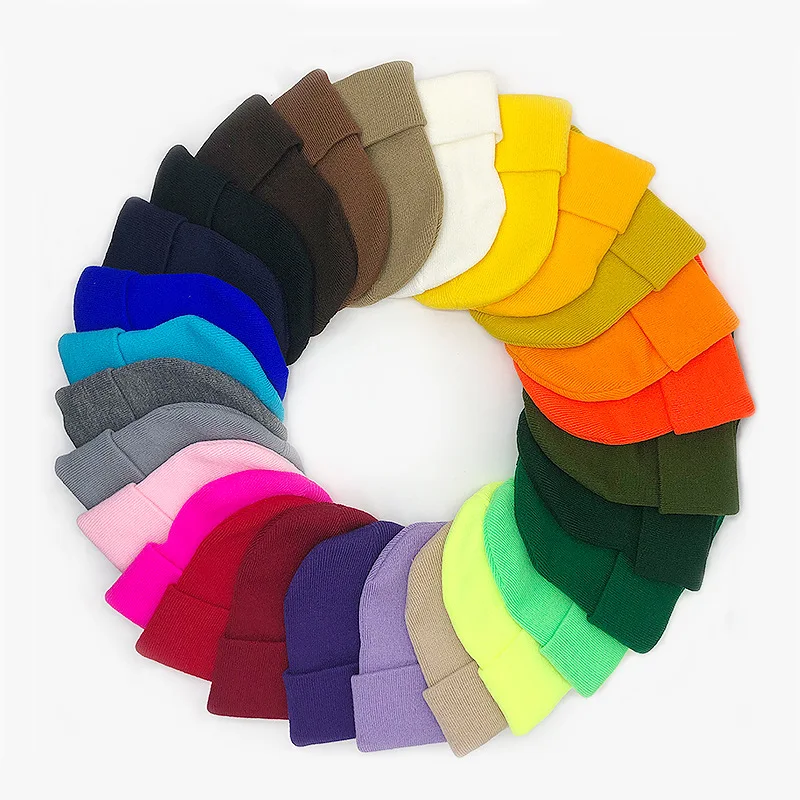 Skiing & Outdoor winter hat Beanie Knitted Hat Solid Color Stylish Elasticity  Lightweight Versatile Headwear hat For Women