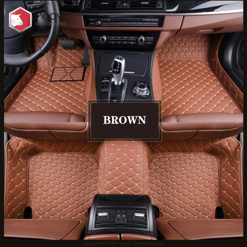 
Mcow 2020 High Quality Durable Customized Leather 3D 5D Car Foot Mat Car Floor Carpets Car Mats 
