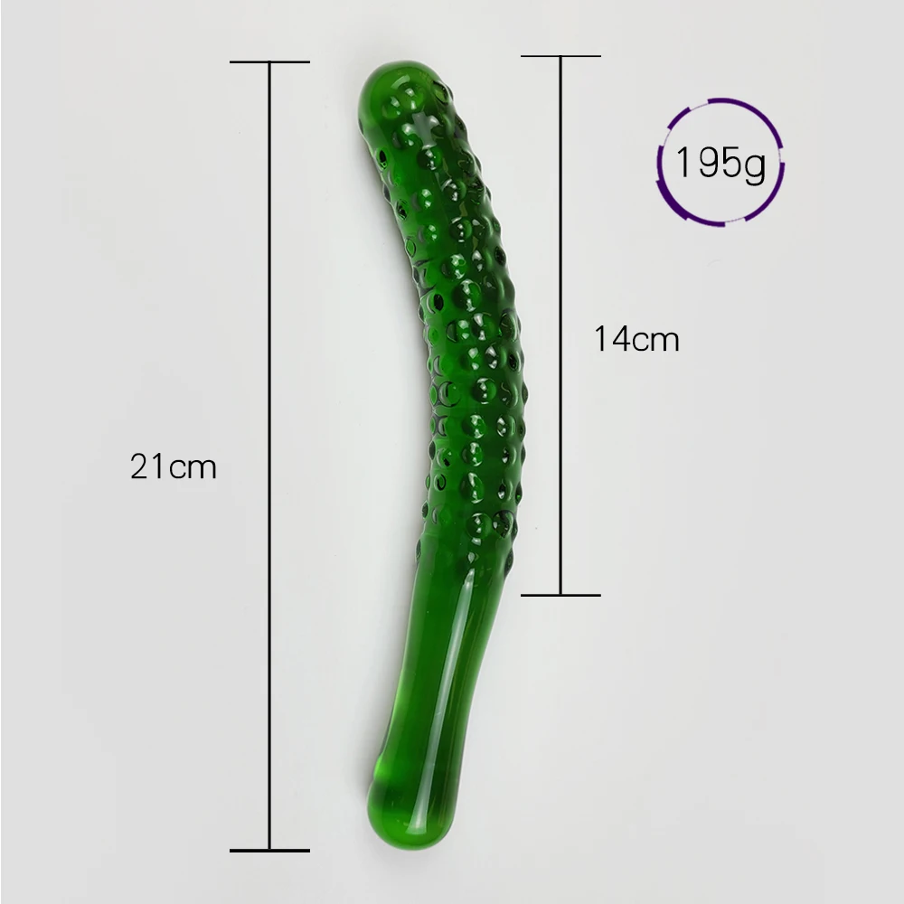 
Aimitoy Factory Unique Design Two End Big Glass Dildo Huge Glass Dildo Double Head Type Large Glass Dildo for Lesbian Sex Use 
