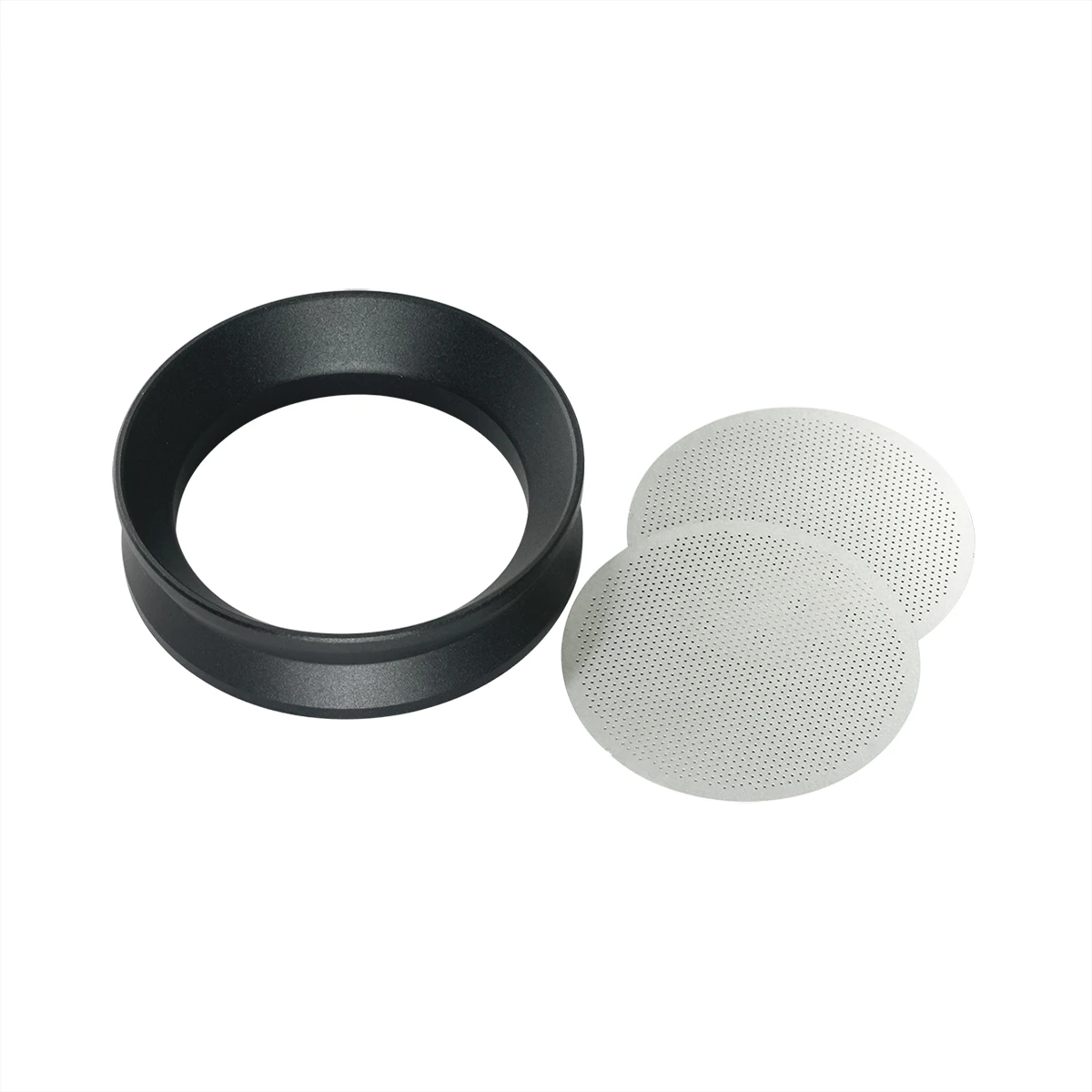Customized 1SET 58MM Espresso Dosing Funnel & Puck Screen Kit Magnetic Dosing Funnel And Stainless Steel Coffee Reusable Filter