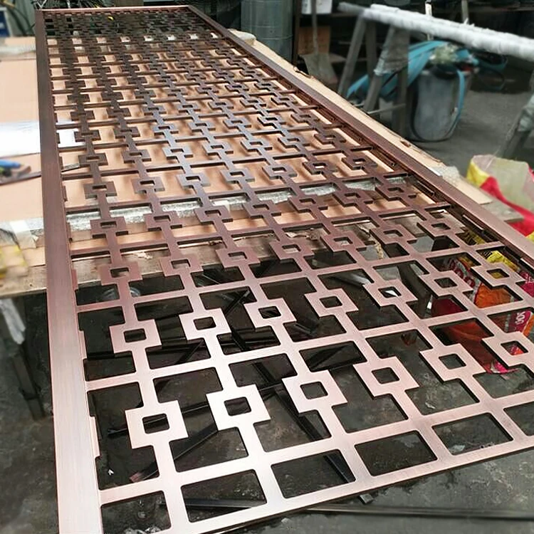 Home room divider dining room decoration partition screen metal decorative panels