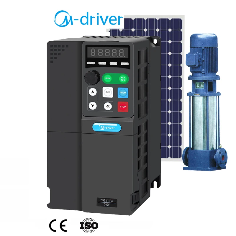 Solar Energy Water Pump Inverter 5.5Kw 380V Controller without Battery for