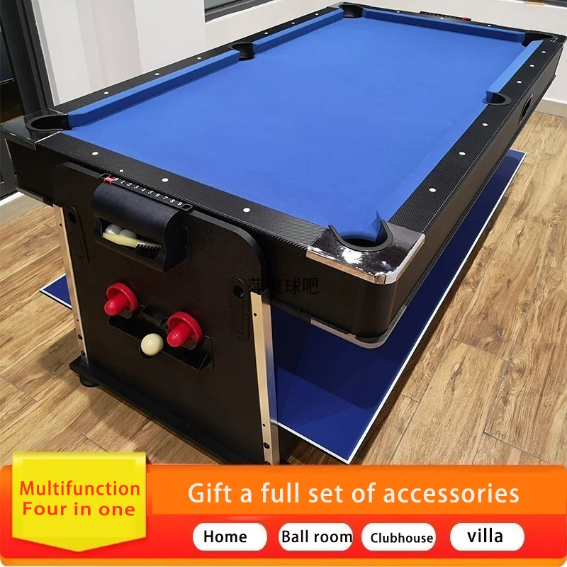 
Four-in-one multifunctional portable dining table ice hockey pool table 