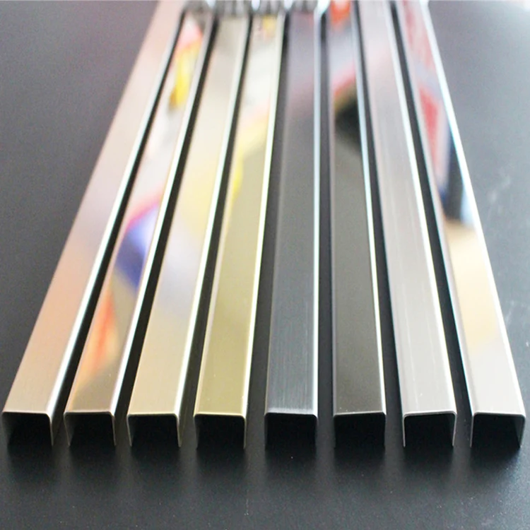 Customized design Metal Aluminum Strip Round Shape Tile Edging Trim Corners