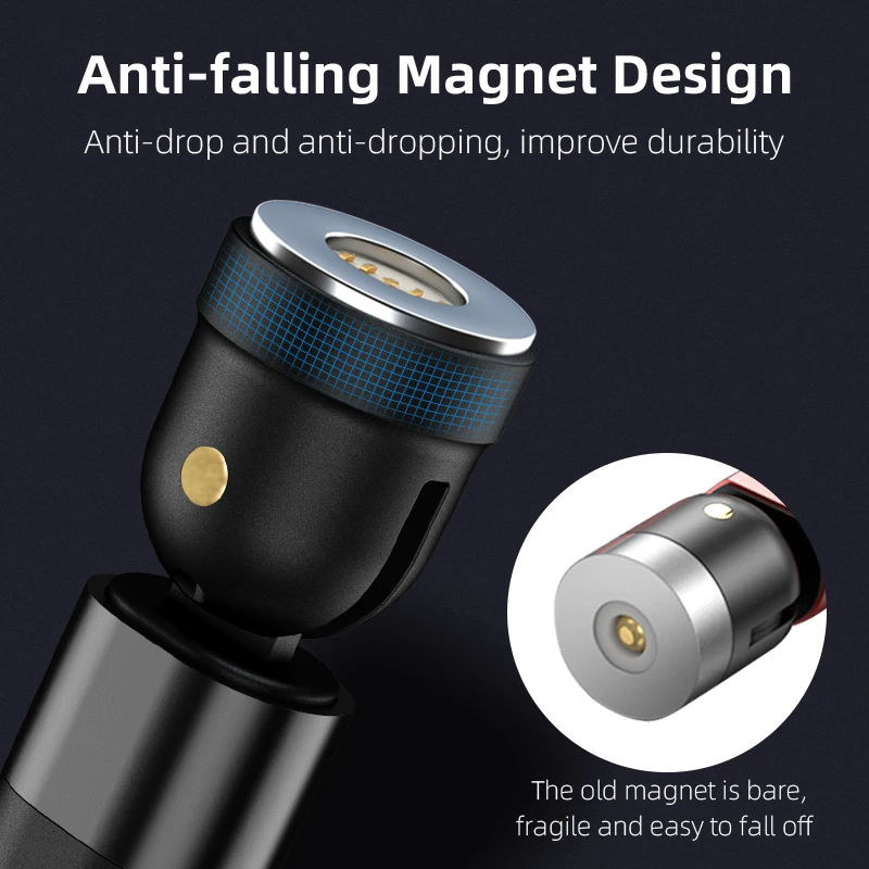 Wholesale 3In1 Connectors Magnetic Usb Cable Charging Cable Usb C Lighting For iphone Digital Caliper Magnetic Charging Cable