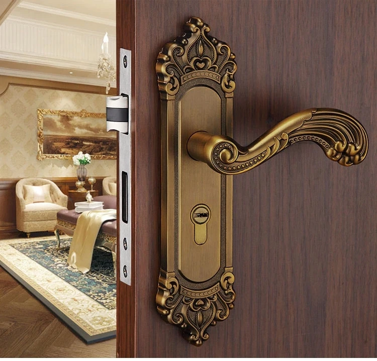 Aluminum material door handle lock