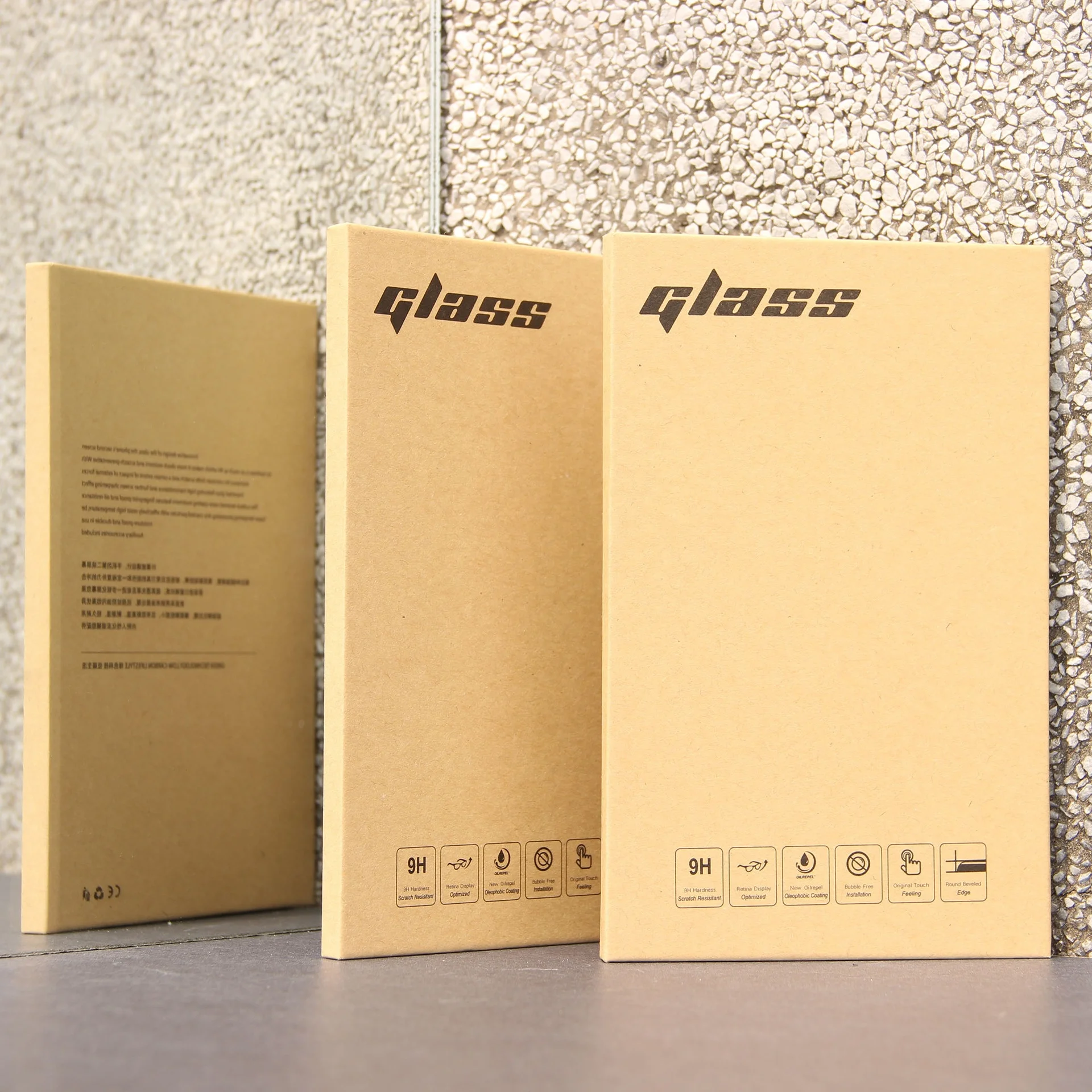 Factory Directly Ready To Ship Eco Friendly Smart Mobile Phone Tempered Glass Screen Protector Box
