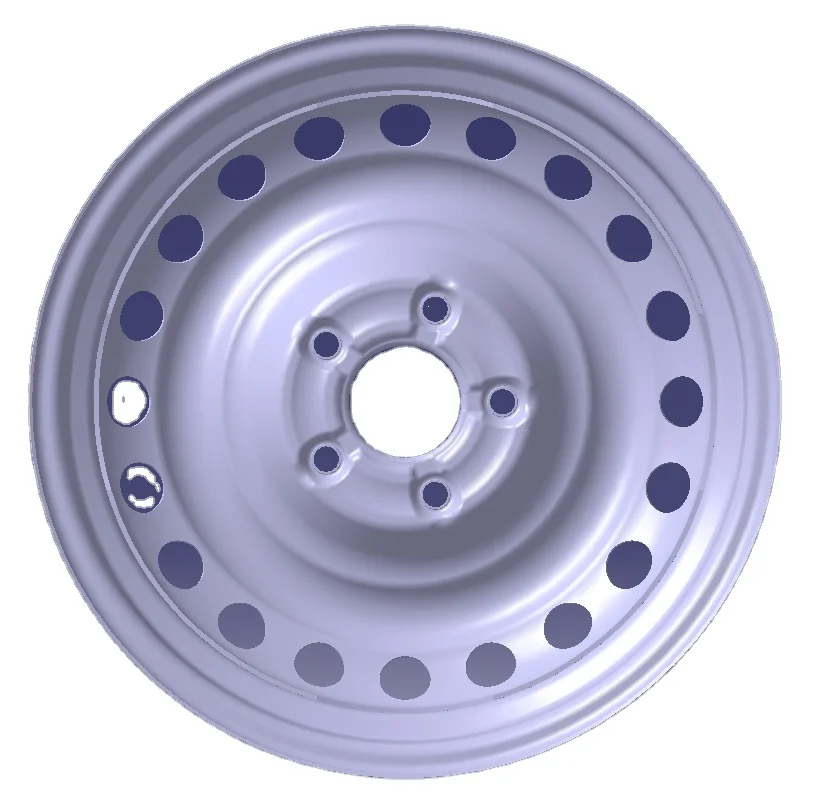 Стальные колесные автомобильные диски с 5 отверстиями