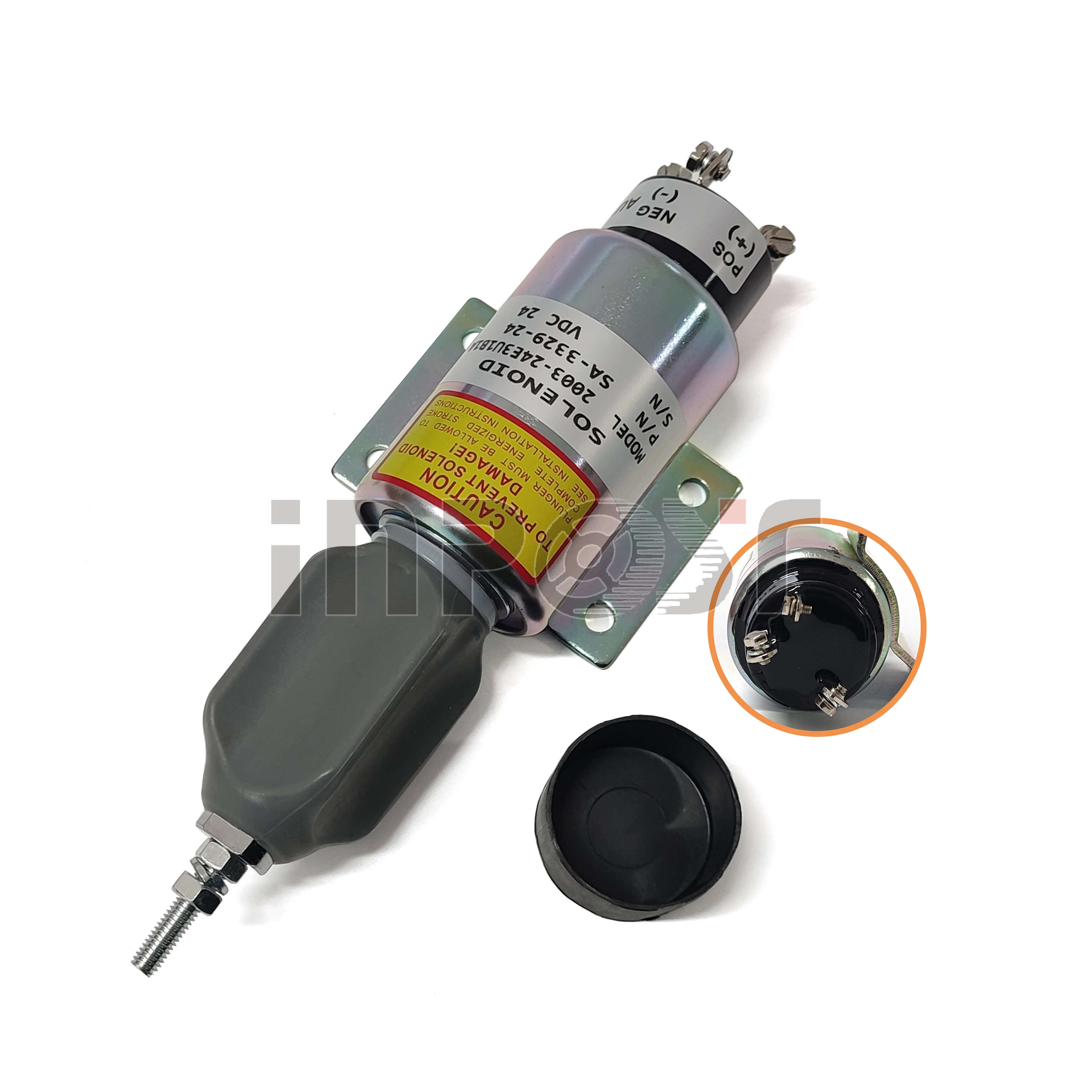 New 24V 2003-24E3U1B1A Fuel Cut Off Solenoid Valve Compatible with Wood ward SA-3329-24