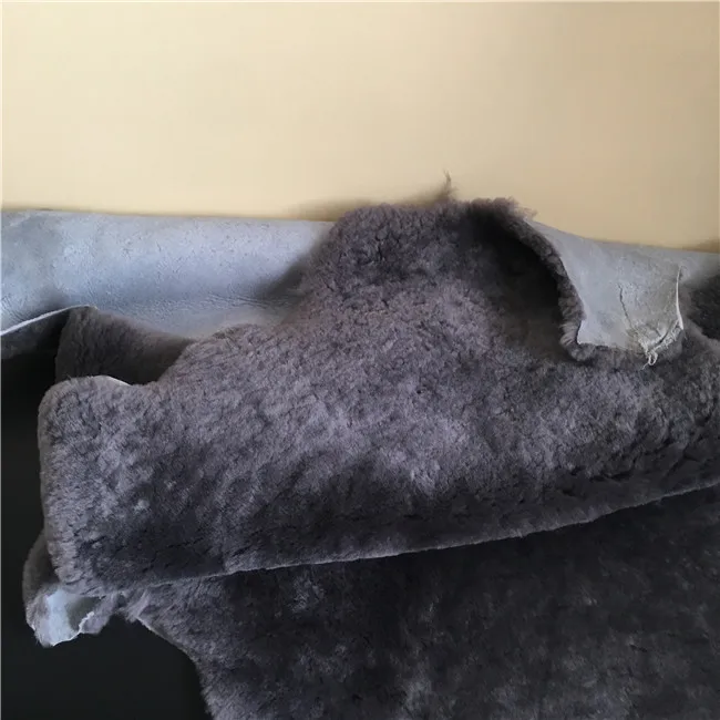 grey Medical Grade Sheep Skin Area Rug Carpet