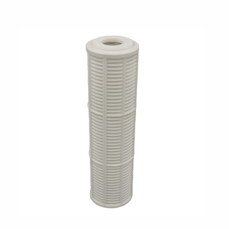 Remove sediment sand particle 80 micron washable fishbone nylon mesh filter cartridges