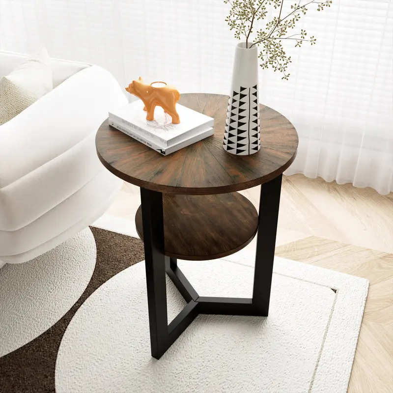 Modern Gold Stainless Steel Leg marble top round living room home furniture luxury side center coffee tea table