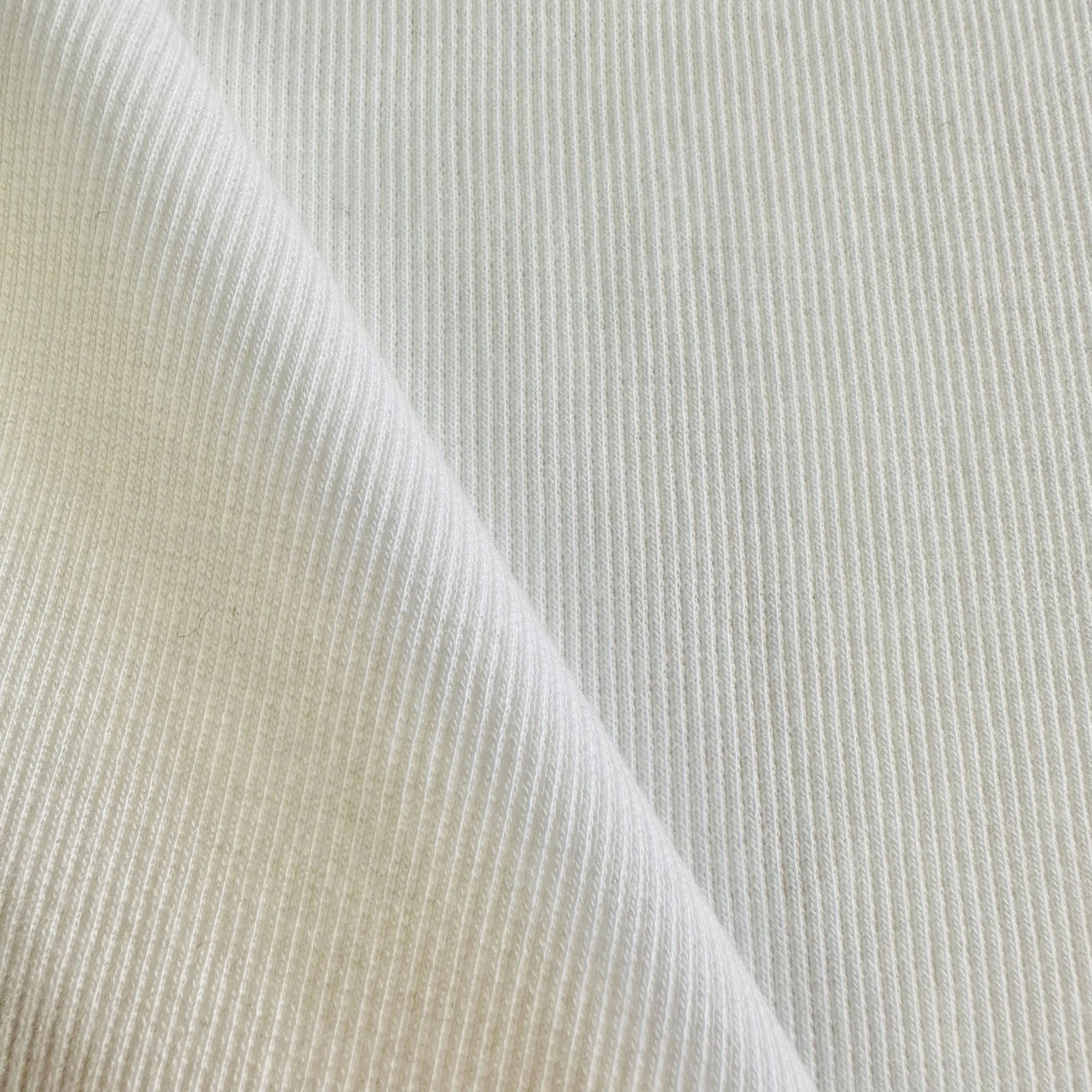 250gsm spandex cotton viscose ribbed fabric CR rayon cotton knit stretch 2x2 rib fabric for winter garment and dress