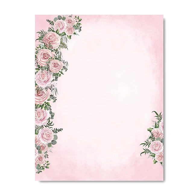 Custom A4 A5 company letterhead with logo and envelope paper printing