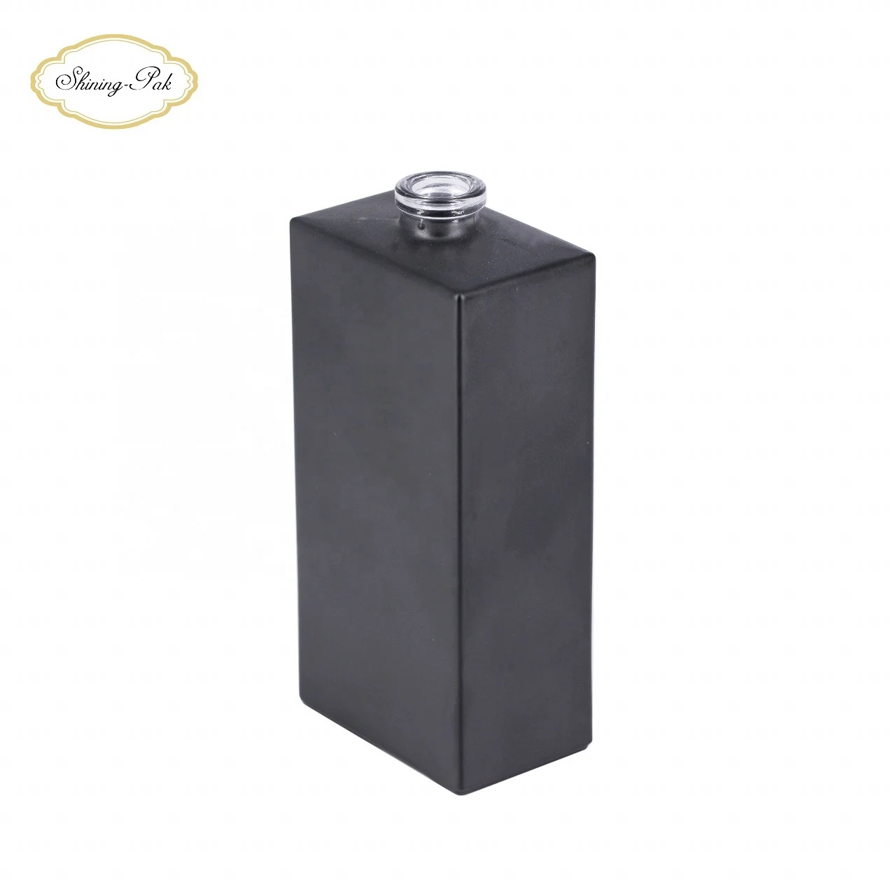 Black in stock 50ml wholesale perfume glass bottles