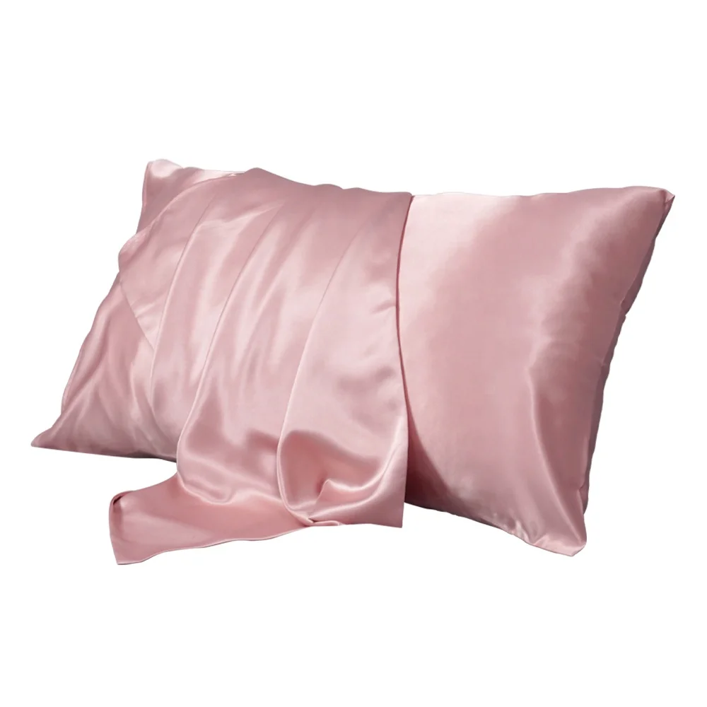 Smooth Luxury Imitated Silk Satin Pillowcase With Envelope Closure For Sleeping