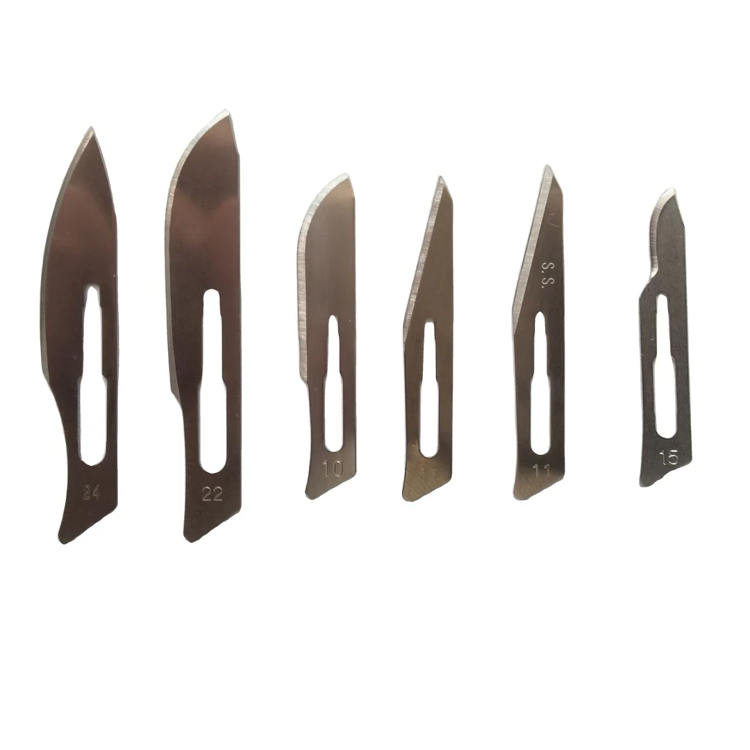 Sterile disposable stainless steel surgical blades