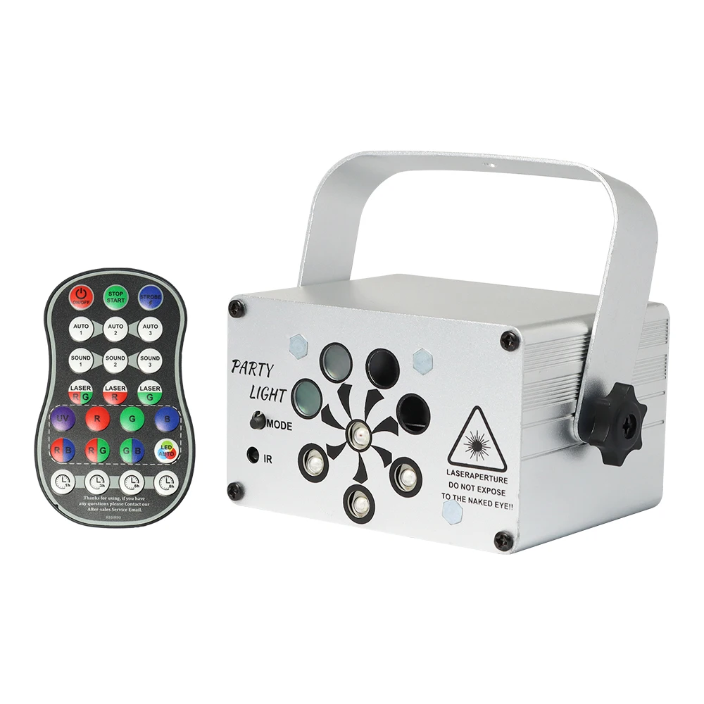 Factory direct sale remote control Full color LED 8 eyes 240 Different patterns stage lights for dance floor nightclub