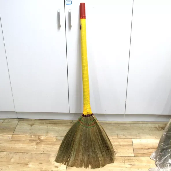 Wholesale grass soft broom household sweeping powder broom natural grass broom