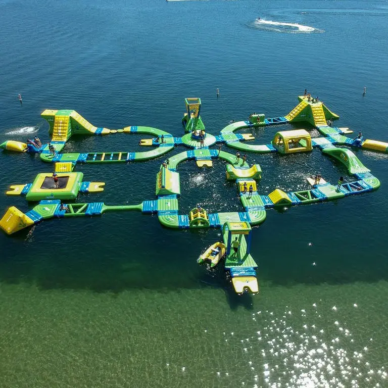 New Design Water Parks PVC Outdoor Water Inflatable Park Customized Water Park Playground for Adult Kids