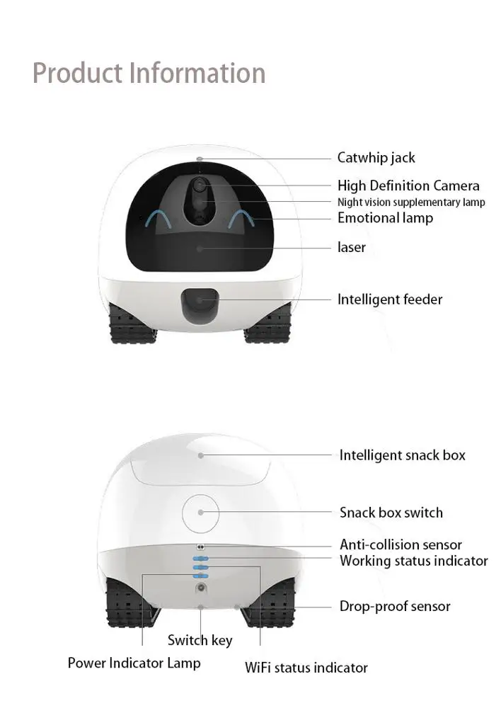  Прямая продажа с завода роботизированная игрушка для кошек камера наблюдения за домашними животными электронная домашних