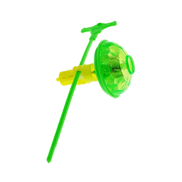 Blister Card Handing Board Flashing Toy Light Up Gyro Spinning Top Toy Gyroscope Gyro For Kids