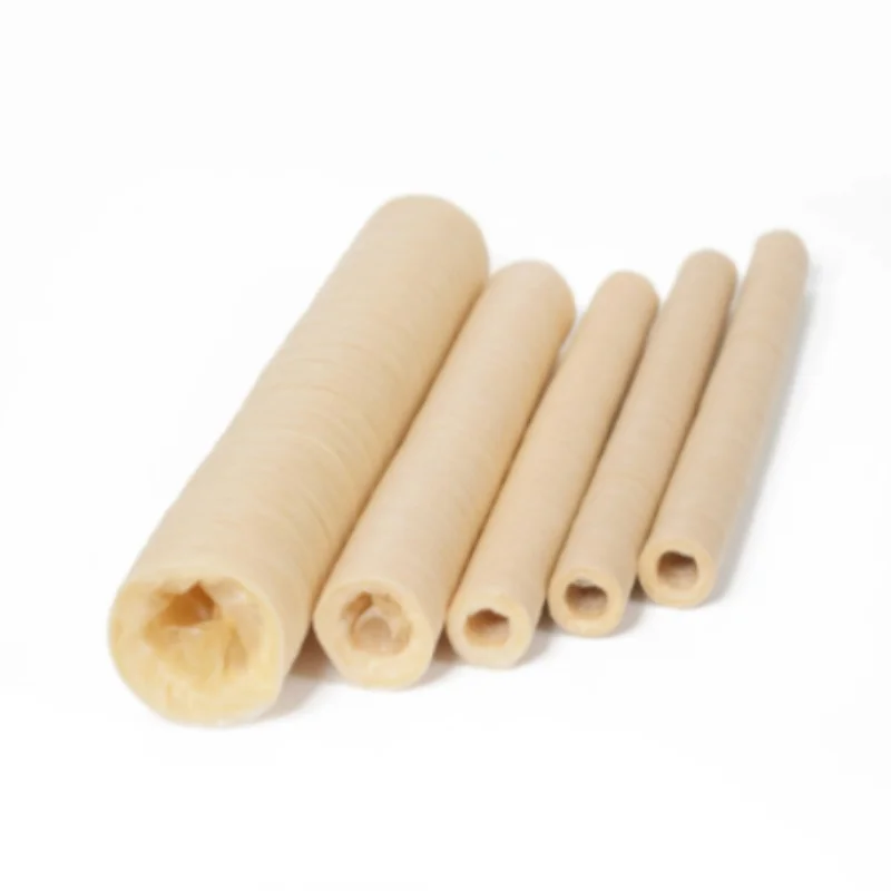 Edible regenerated collagen casing for sausage summer sausage casing