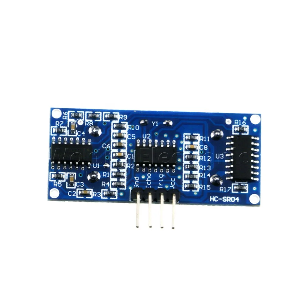 Дальномерный модуль ультразвукового датчика 3-5V Поддержка GPIO последовательный порт IIC одиночного автобуса электронных деталей HC-SR04 Ультразвуковой