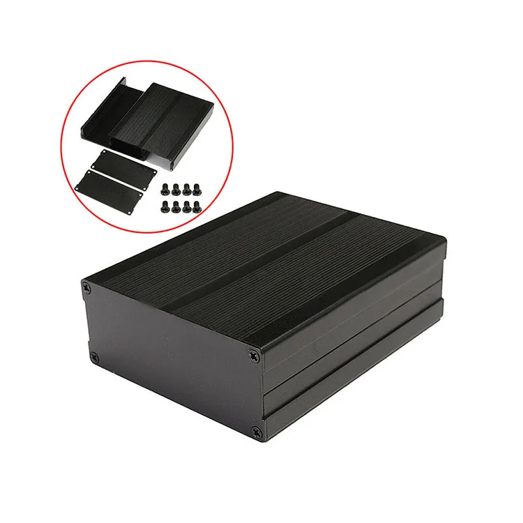 custom Extruded aluminum Housing Alloy 6000 Series T3-T8 aluminum electrical junction box small split body aluminum enclosure