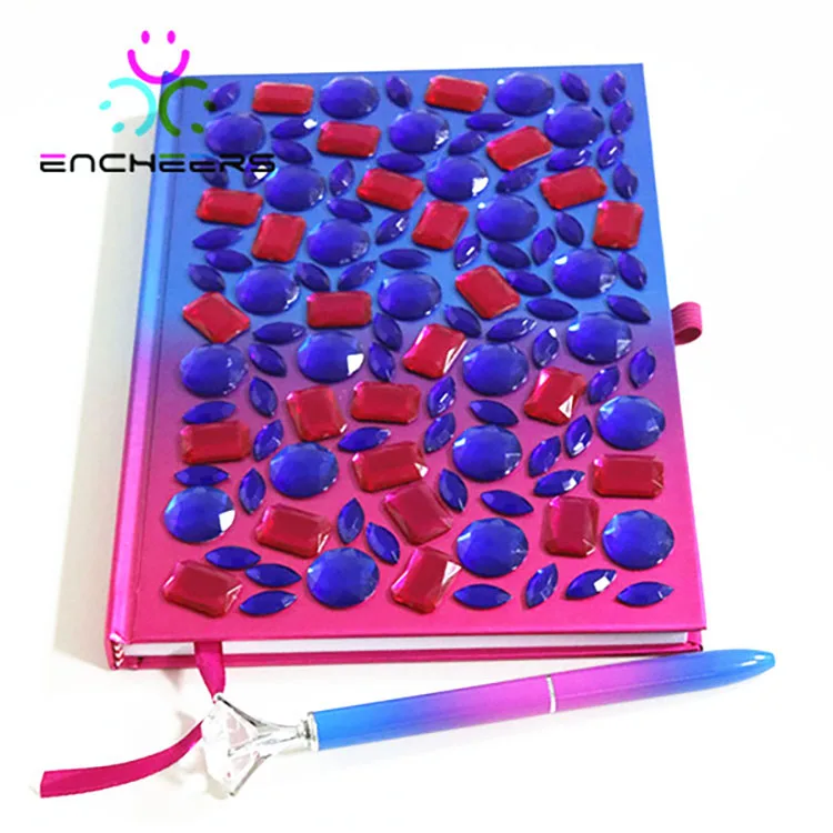 2022 New Arrivals Custom Personalized 3d Cartoon Kawaii A4 A5  Notebook Diamond Painting With Pen