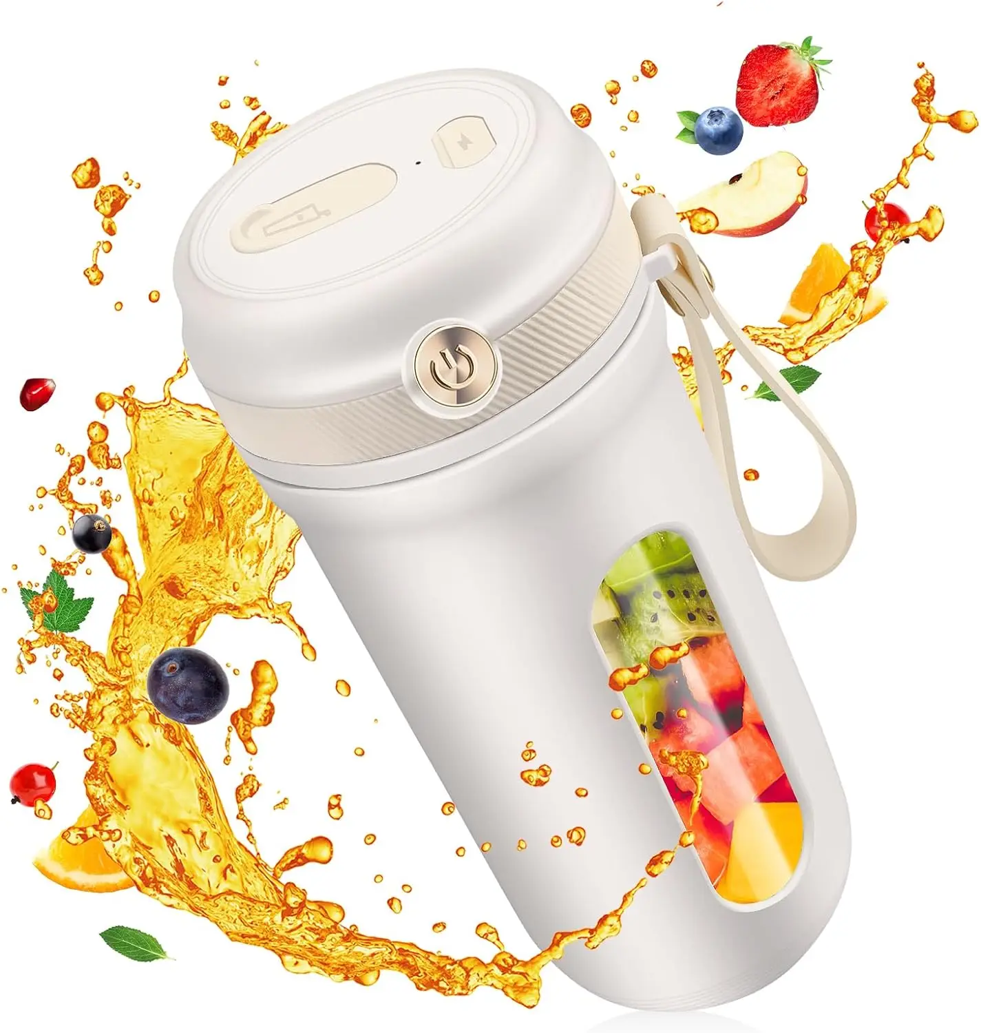 Portable wireless Juicer Blender ice Mixers Type-C Rechargeable 10 blades Mini Juicers Milkshake Juice Maker Machine