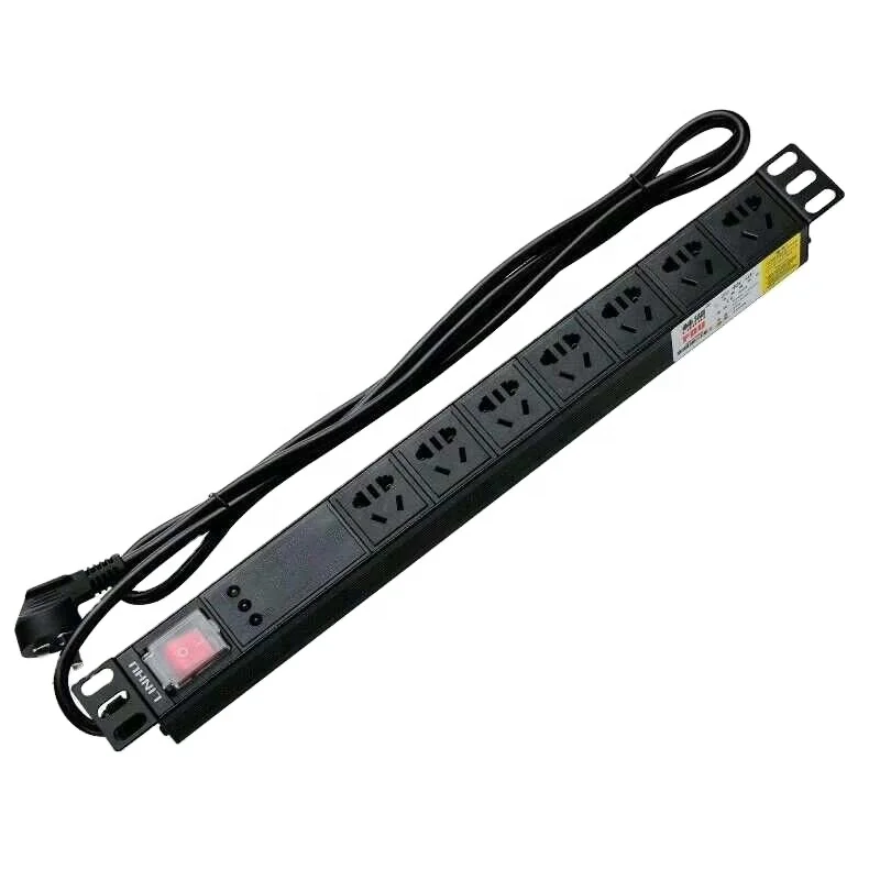 High Quality 7 Ways Network rack power distribution unit Clever IP Remote Controlled Smart PDU