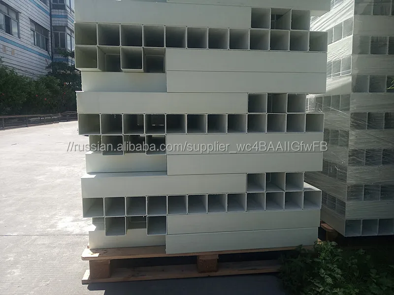 fiberglass 2mm thickness contruction use square pipe high stregnth reinforced hollow pipe