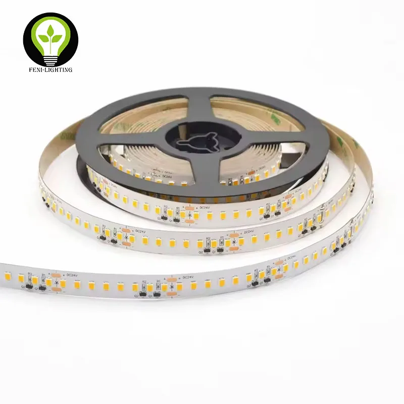 Длинные светодиодные полосы 2835 гибкие CRI>90 60 светодиодов/м 120 SDCM<3 20 м без падения напряжения