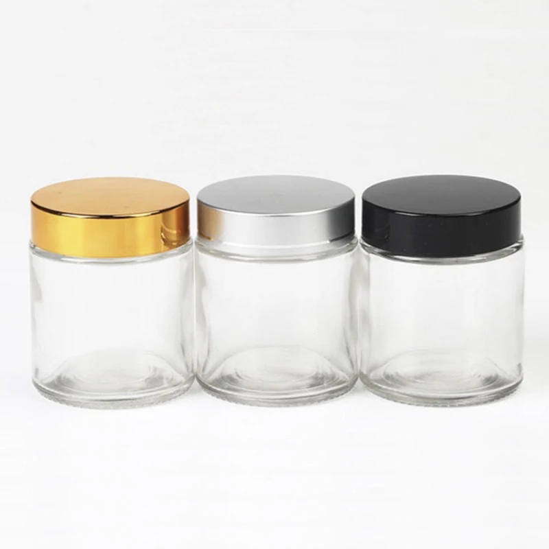 Xuzhou China Glass Factory OEM Wholesale Eye Face Cream Skin Care Packing Bottle ES90 Cosmetic Glass Jar