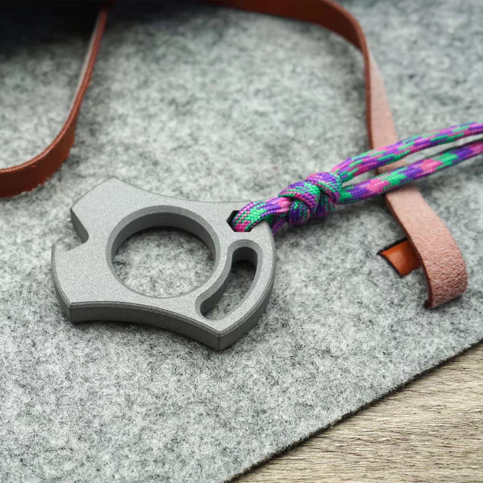 titanium edc CNC titanium alloy  edc tool custom logo