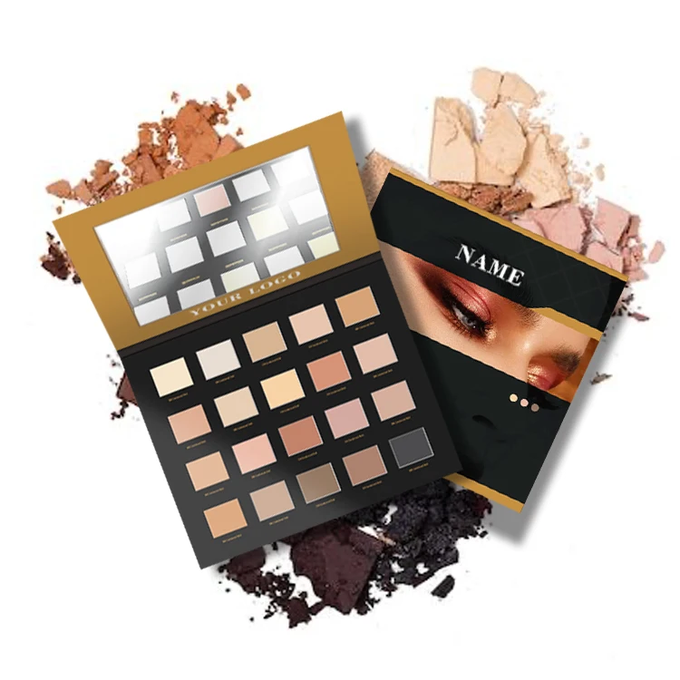 Wholesale High Pigment Eye Shadow 20 Colors Matte Glitter Makeup with Private Label Colorful Cosmetics for Daily Use for Girls